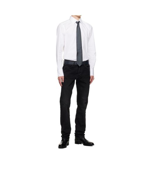 Tom Ford Blue Pointed Tie for men