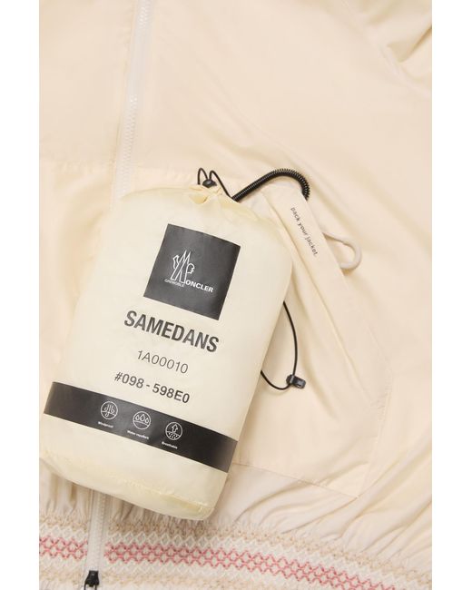 Moncler Natural Samedans Packable Hooded Jacket