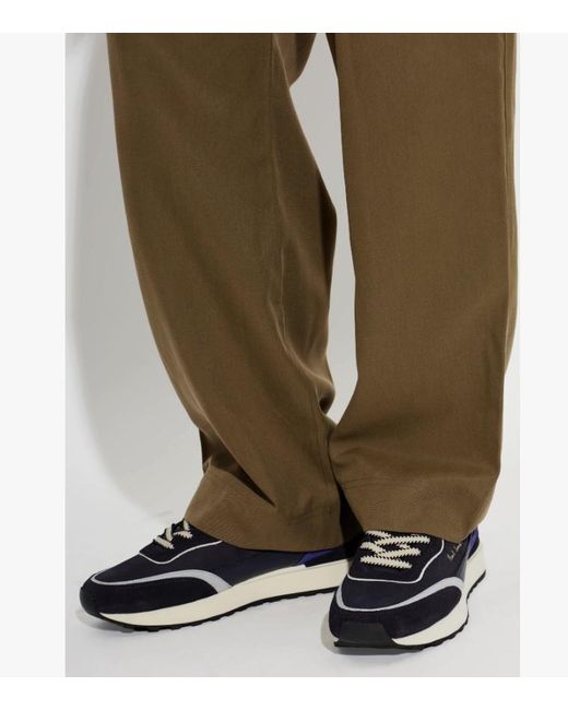 Paul Smith Blue Round-Toe Low-Top Sneakers for men