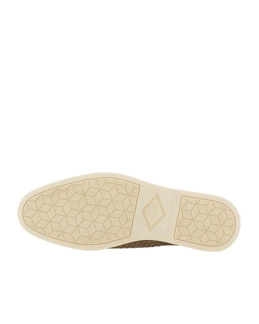 Doucal's Natural Interwoven Pattern Casual Shoes for men