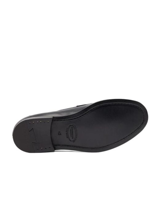 Scarosso Black Austin Round Toe Loafers for men