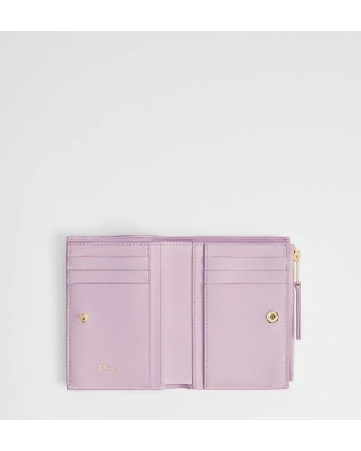 Dior Purple Médaillon Dahlia Wallet