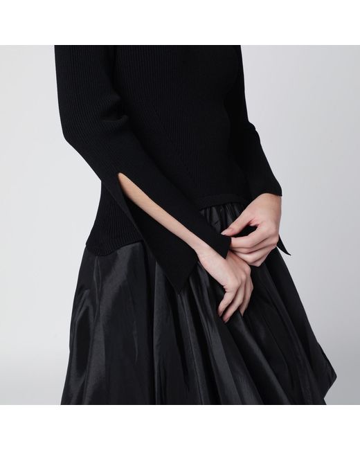 Jonathan Simkhai Black Kenlie Midi Dress