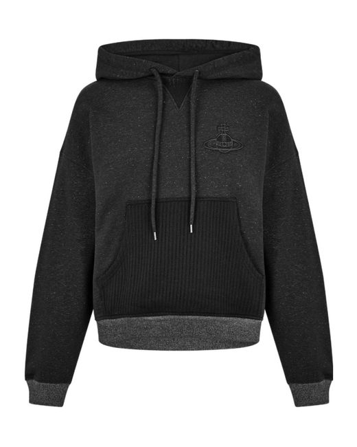 Vivienne Westwood Black Viv Ashton Hoodie for men