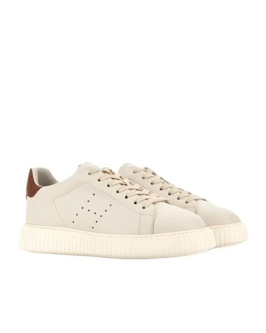Hogan Natural Round-Toe Sneakers for men