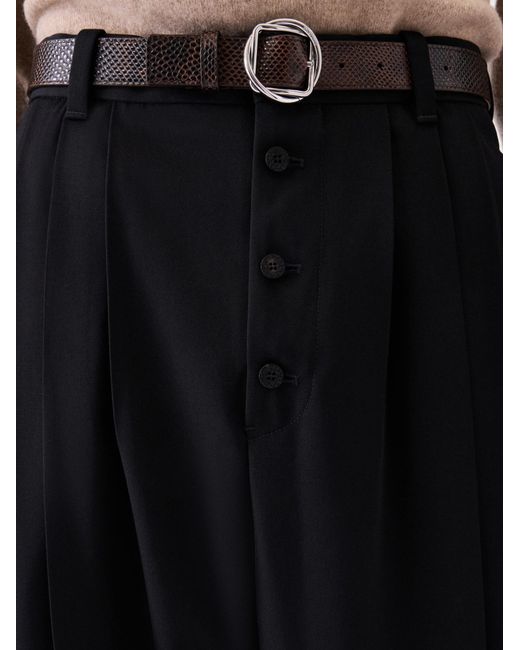 Jacquemus Black Fernando Formal Pants for men