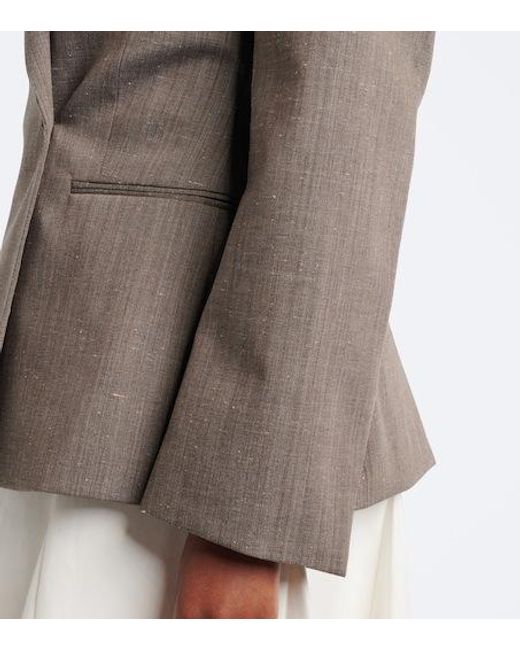 Rohe Brown Wool-Blend Blazer