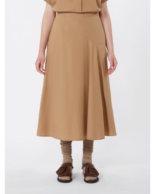 Weekend by Maxmara Natural Wkdzattera Flared Midi Skirt