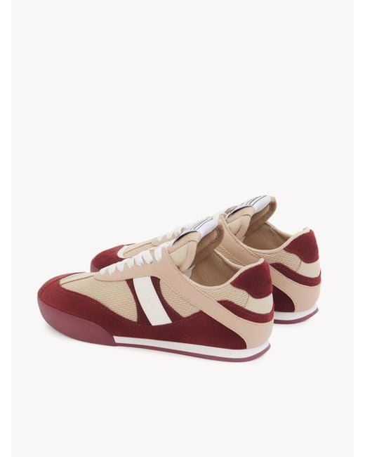 Chloé Pink Chloé Kick Lace-Up Sneakers