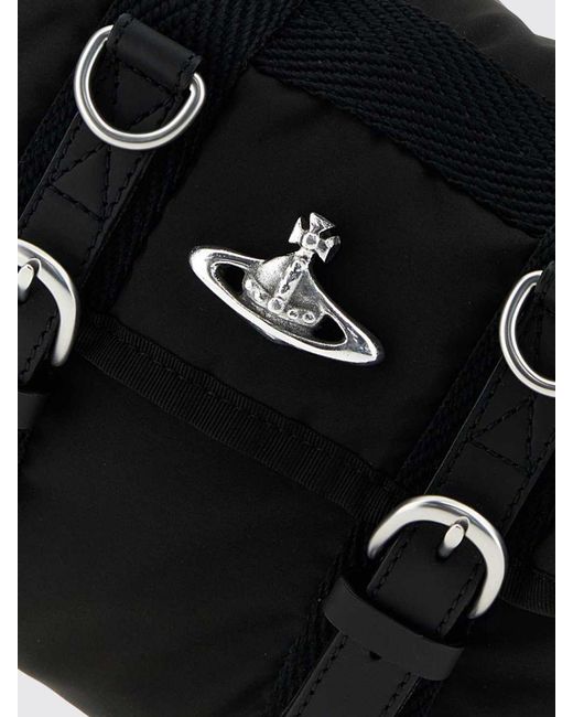 Vivienne Westwood Black Rocky Satchel Shoulder Bag