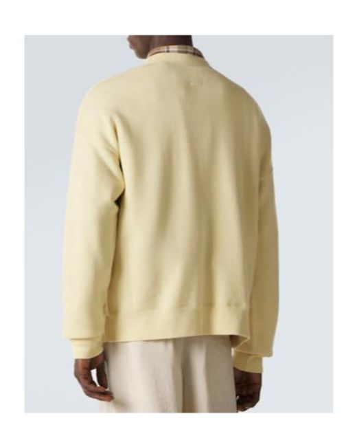 Visvim Natural Jumbo Wool And Cotton Sweatshirt for men