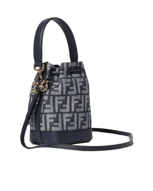 Fendi Black Mon Tresor Mini Bucket Bag
