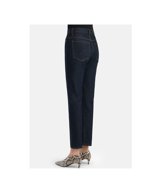 Khaite Blue Straight-Leg Jeans