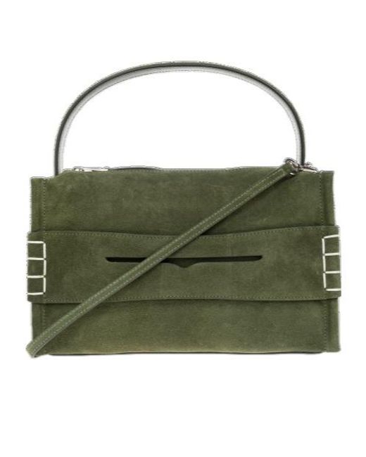 J.W. Anderson Green Jw Anderson Loafer Zip-Up Shoulder Bag for men