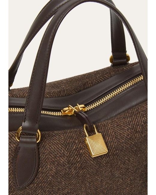 Loro Piana Brown Small Needle Bag