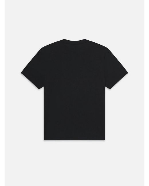 FRAME Black Cotton T-Shirt for men