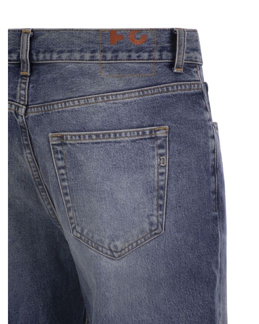 Dondup Blue Andi Loose Fit Jeans for men