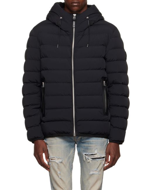 Mackage Black Matte-Finished Padded Jacket for men