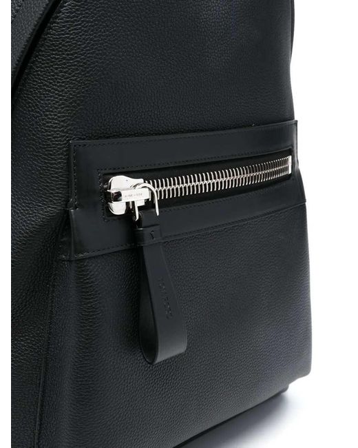 Tom Ford Black Zipped Backpack for men
