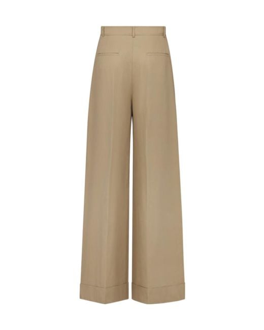 Dior Natural Wide-Leg Pants