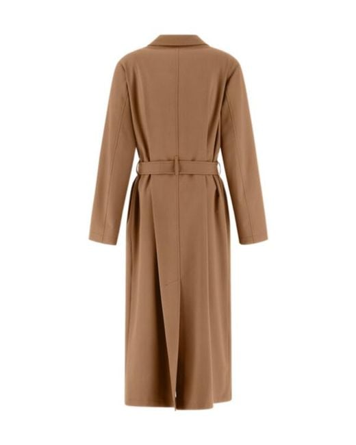 Herno Brown Belted Trench Coat