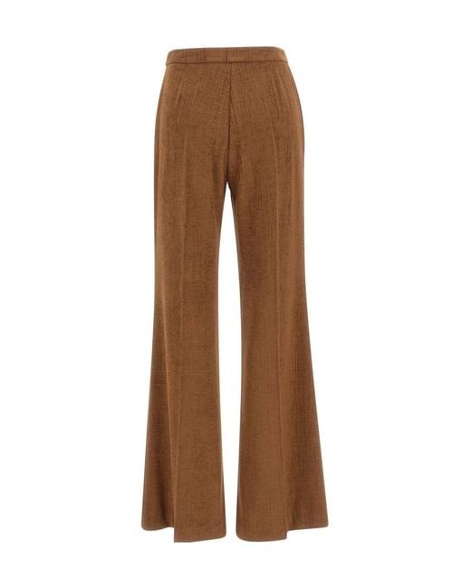 Kaos Brown Wide-Leg Pants