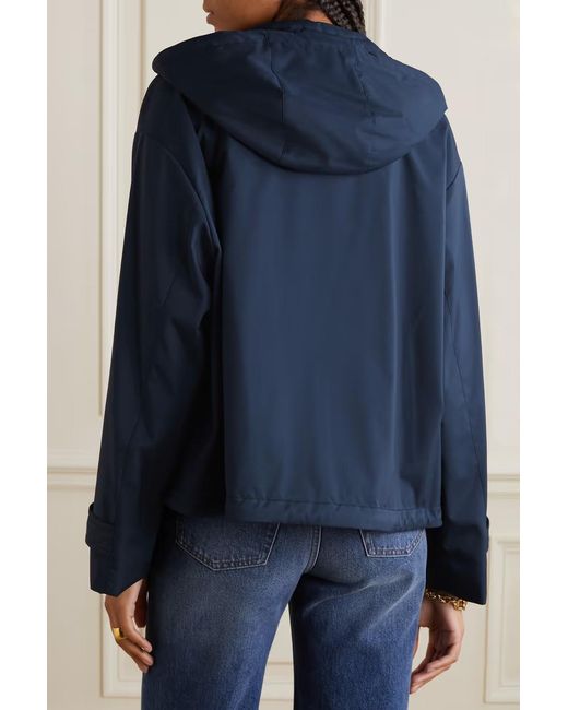 Loro Piana Blue Hooded Jacket