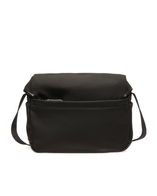 Bally Black Code Logo Patch Crossbody Bag for men