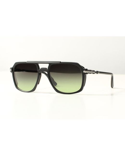 Chrome Hearts Green Full Frame Sunglasses for men