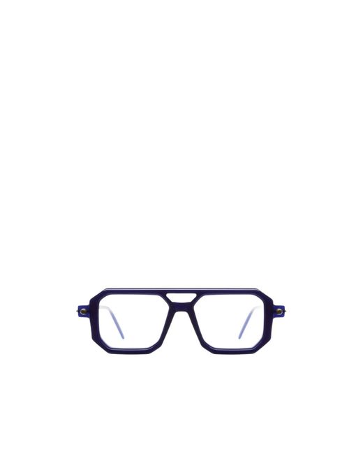 Kuboraum White Full-Rimmed Plano Lenses for men
