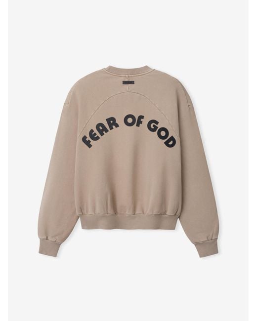 Fear Of God Natural Logo-Print Cotton Sweater for men