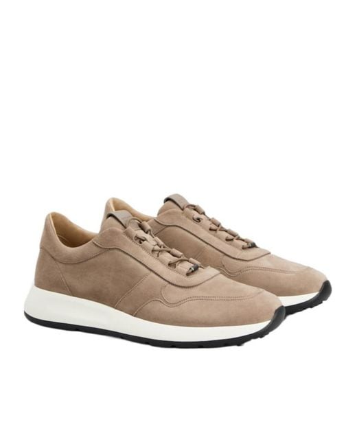 Tod's Natural Dot Lace-Up Sneakers for men