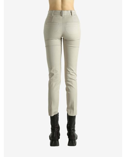 Brunello Cucinelli Gray Button Trousers