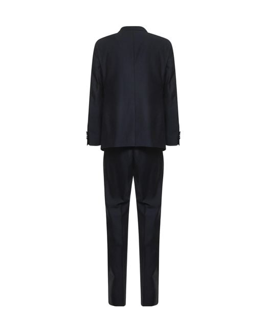 Tagliatore Black Two Piece Tailored Dinner Suit for men