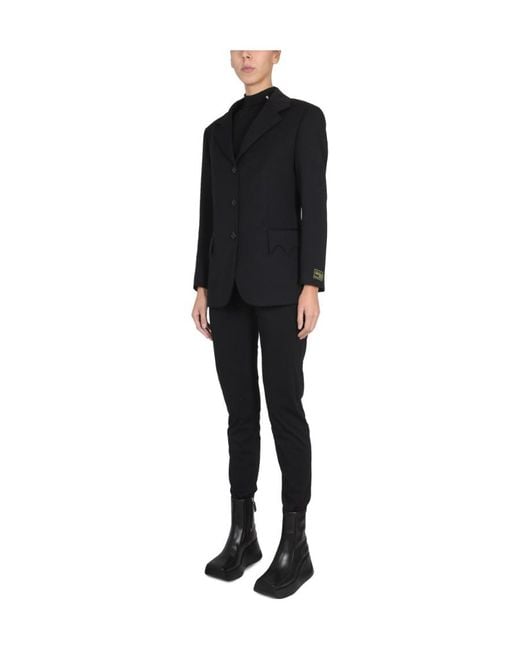 Raf Simons Black Single Breasted Tailored Blazer