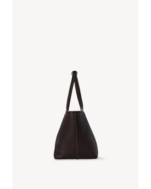The Row Black Park Three Stitch Tote Bag