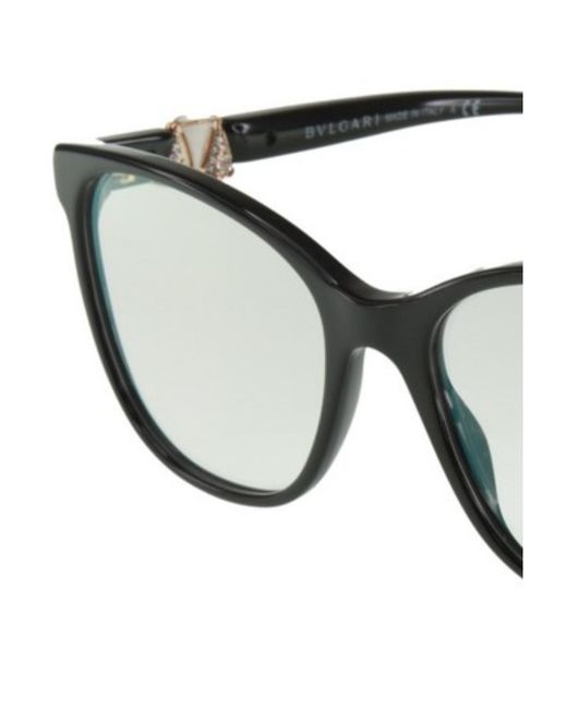 BVLGARI White Round Sunglasses