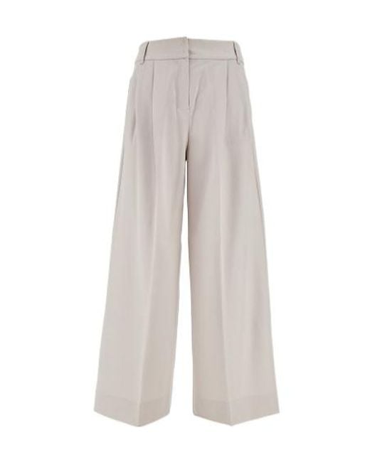 Max Mara White 'S Nichols Wide Leg Pants