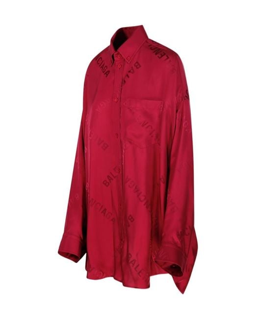 Balenciaga Collared Long-Sleeve Shirt