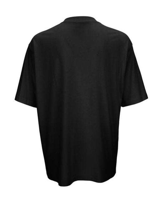 Versace Black Jeans Couture Front Logo Print T-Shirt for men