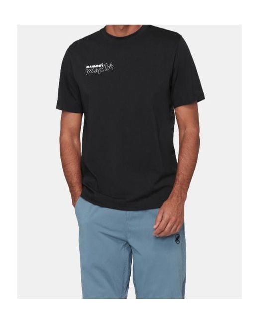 Mammut Black Base T-Shirt Multi-Pitch for men