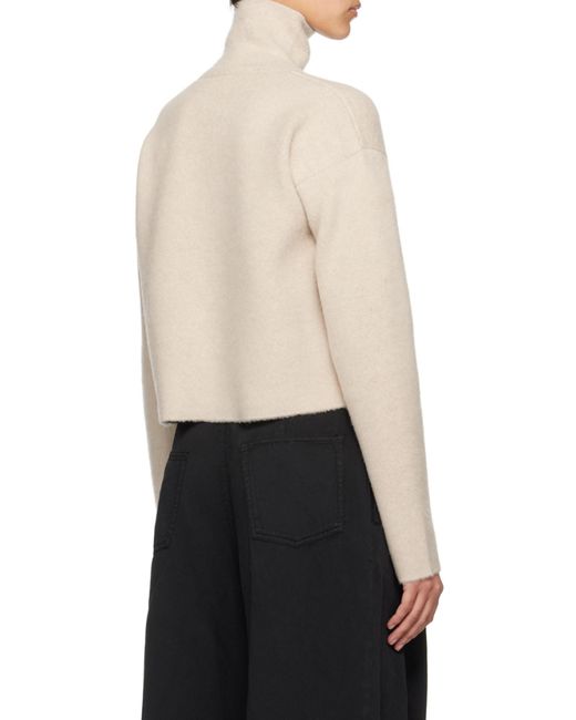 The Row Natural Erise Merino Wool Jumper