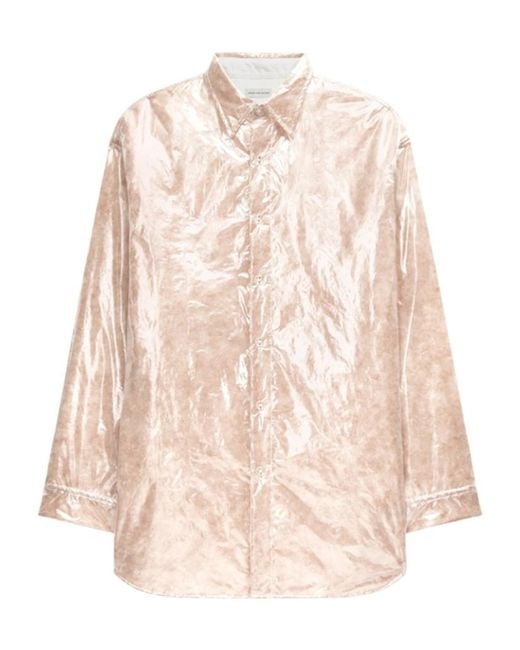 Dries Van Noten Natural Padded Shirt for men