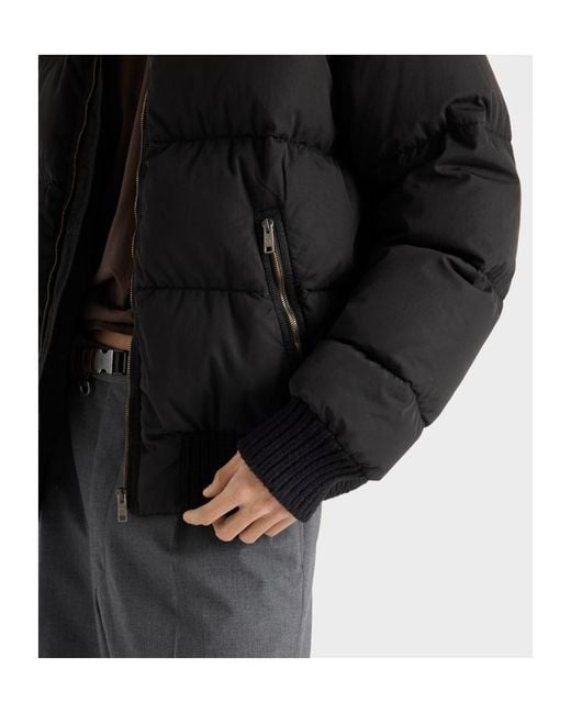 Prada Black Quilted Zipped Jacket for men