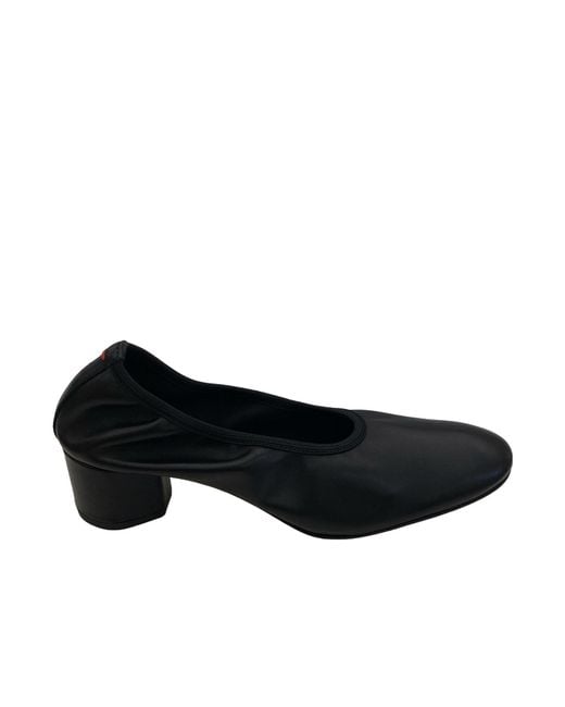 Aeyde Black Logo High Heels