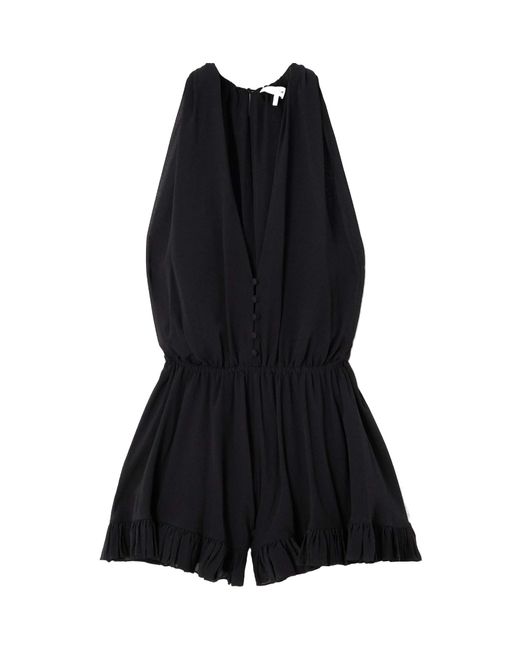 Chloé Black Chloé V-Neck Jumpsuit