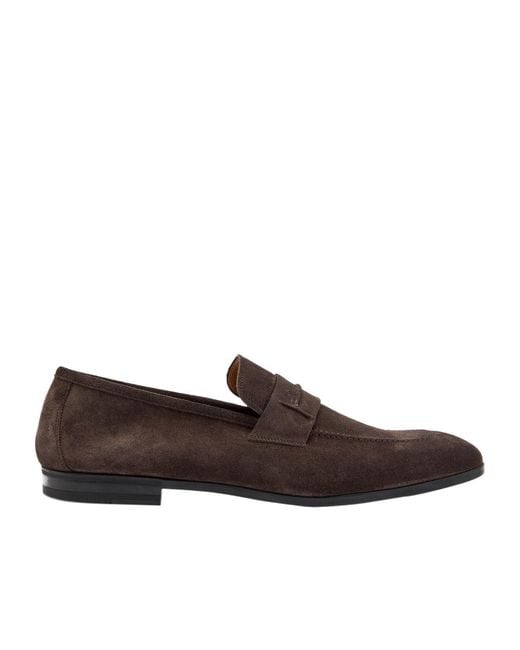 Tom Ford Brown Suede Loafers for men