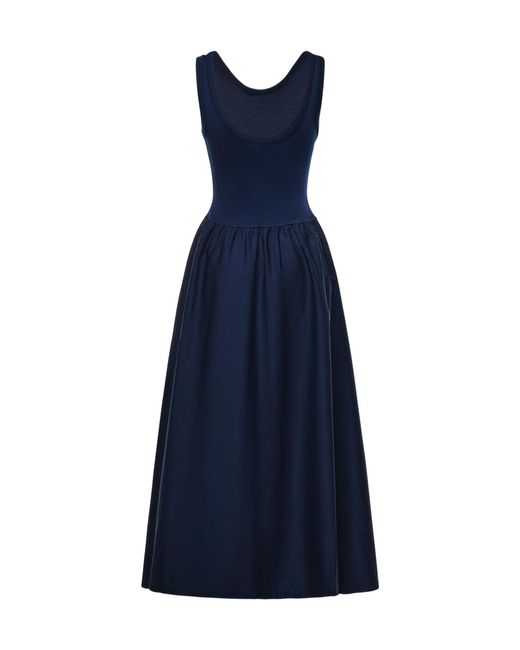 Polo Ralph Lauren Blue Sleeveless A-Line Maxi Dress