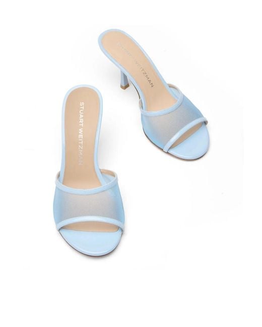 Stuart Weitzman Blue Bareitall Slide 85