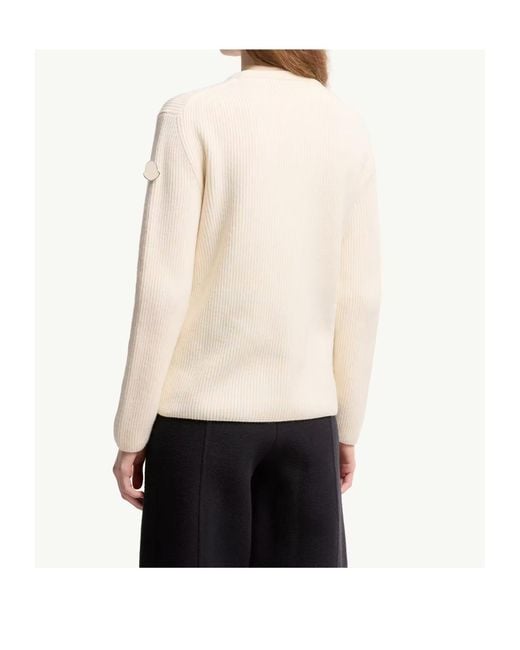 Moncler Natural Jil Sander Wool Sweater